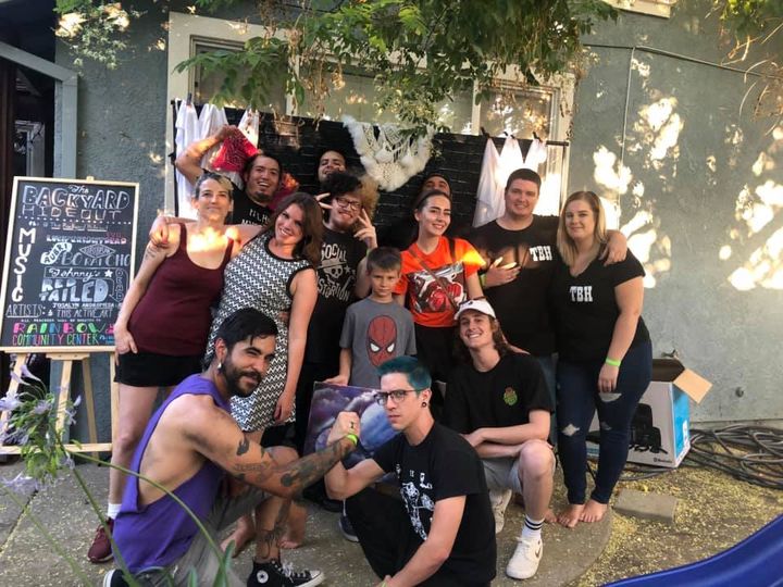 BackyardHideout's tweet photo. The entire launching crew! I couldn't be more grateful.

#TheBackyardHideout #TBH #LiveMusic #LiveArt #bayarea #bayareamusic #music #art #diy #diyvenue https://t.co/LKyjnJz5Ax