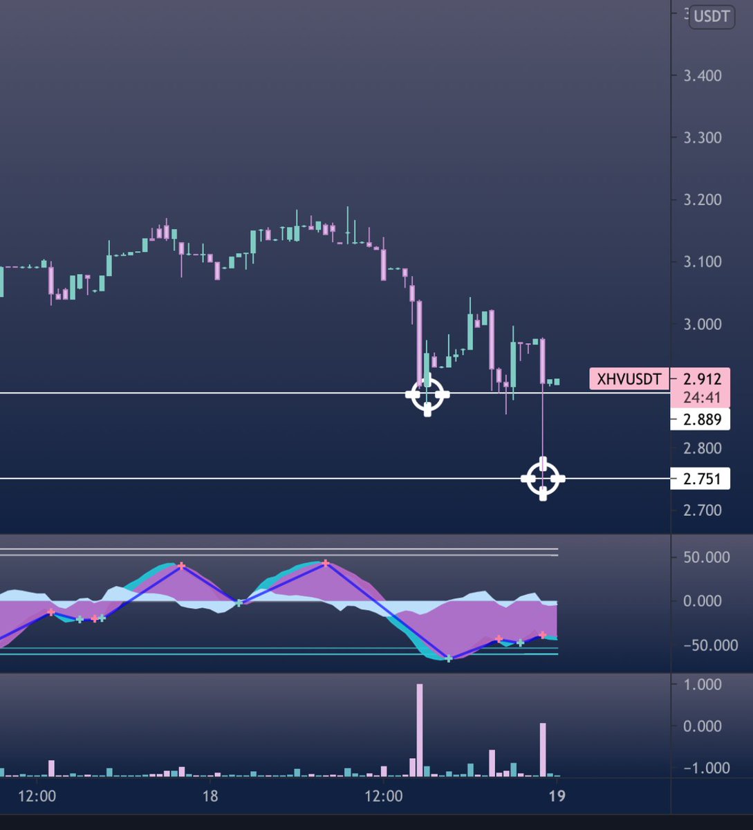 Orders finally hit today. Now we can go up 🙏 $XHV <a href="/HavenXHV/">Haven Protocol</a>