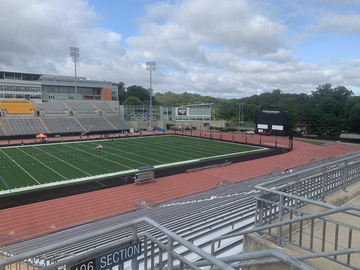 JohnSeman7's tweet photo. It was a great day today for the 7 on 7 football tournament at Towson University in Maryland. @PCSCA10 @AndreWalkerI @Dr_ChrisHobbs @PSADA @OfficialTHSADA @DrRLajara @OCHStrojans @PaulRieser2 @coach_ad https://t.co/OMdDencvG1