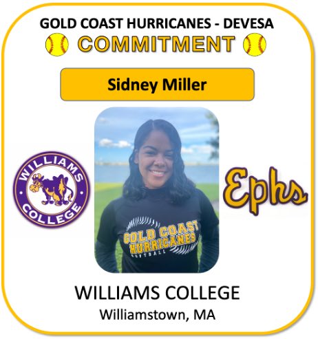 Congrats to Sid Miller who has committed to the admissions process at Williams College. #GoEphs