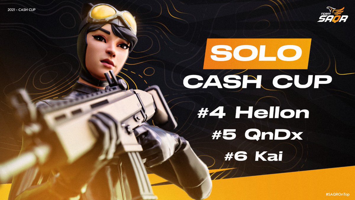 Well played, 👏🏻
Our SAQRS placements in the
🏆Solo CC!!🏆

#4 <a href="/Hellonsteam/">OE HELLON</a> 
#5 <a href="/QnDxx/">QnDx</a> 
#6 <a href="/Kai4u1/">Kai</a> 

#SAQRONTOP 🦅
