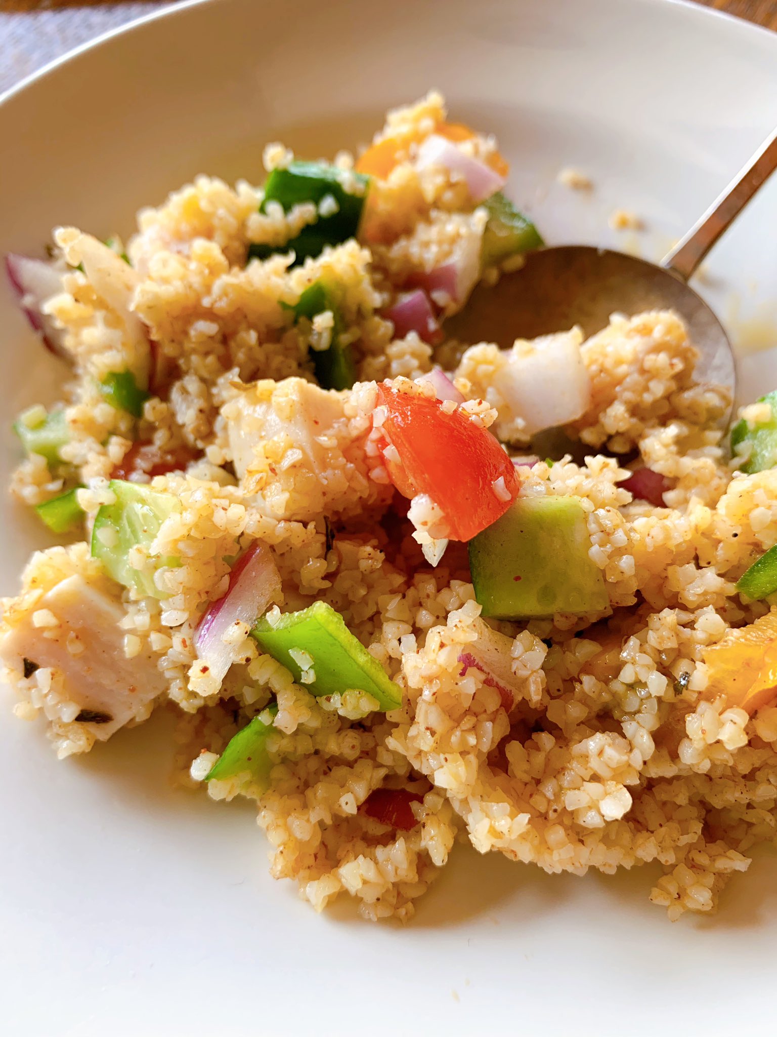 圧力鍋で作るケイジャンスパイスのピーマン肉詰めレシピ