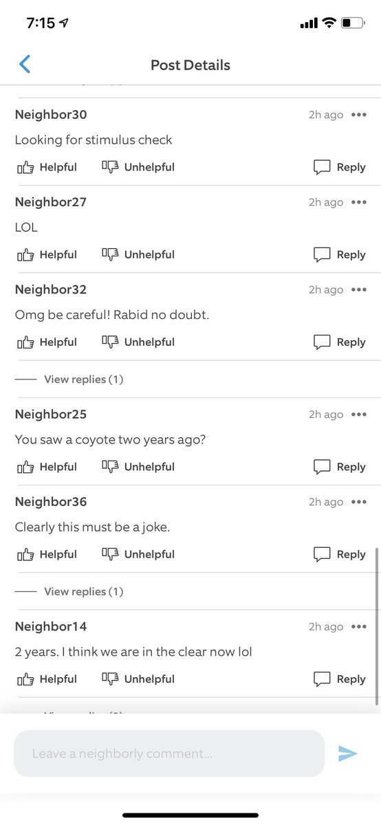 nishbia's tweet photo. My new favorite social media platform is the ring app, specifically this thread of comments happening in my neighborhood https://t.co/YaC64NAPEm