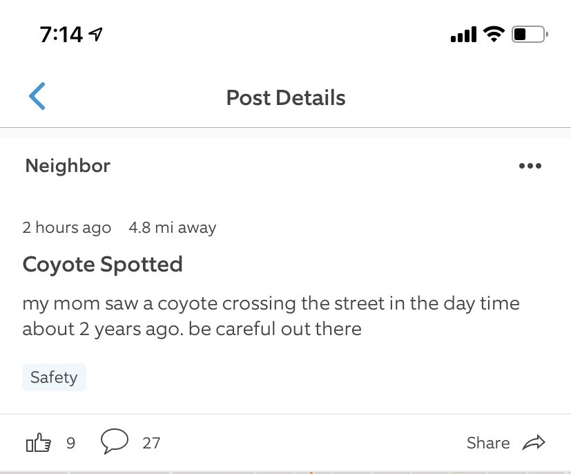 nishbia's tweet photo. My new favorite social media platform is the ring app, specifically this thread of comments happening in my neighborhood https://t.co/YaC64NAPEm