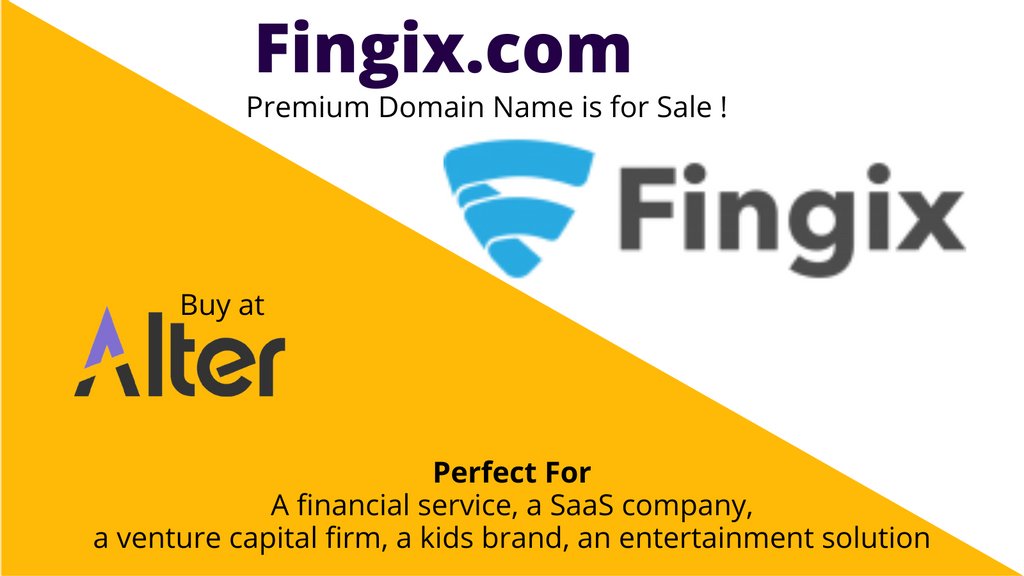 Dev3Jadhav's tweet image. Fingix.com - Acquire Now!
alter.com/names/fingix.c…
#domainnames #domainnameforsale #domainname #domainnamesforsale