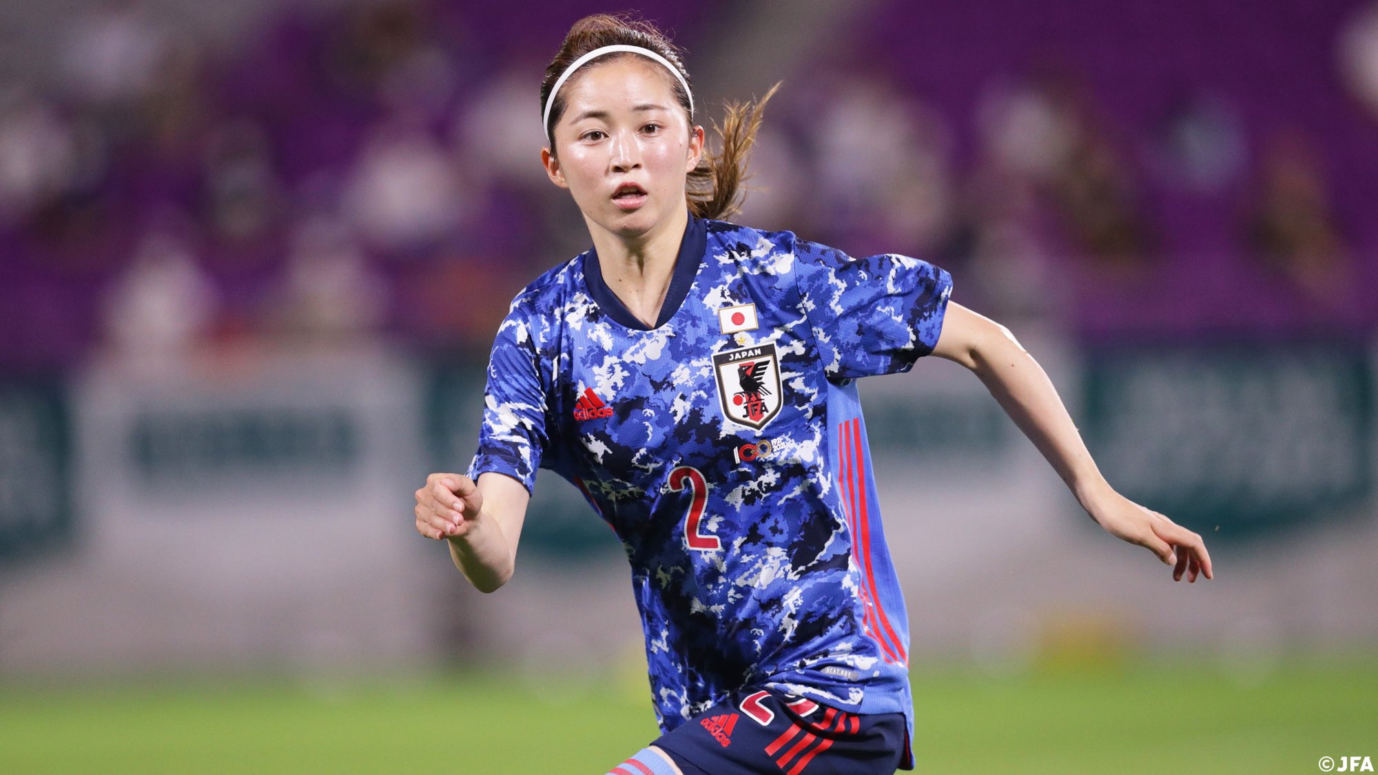 Masa 東京五輪なでしこjapan初戦まであと ２日 試合終了まで縦横無尽に走る 背番号2 Df 清水梨紗 世界一に駆け上がる なでしこカウントダウン T Co 1vty8m4cvi Twitter