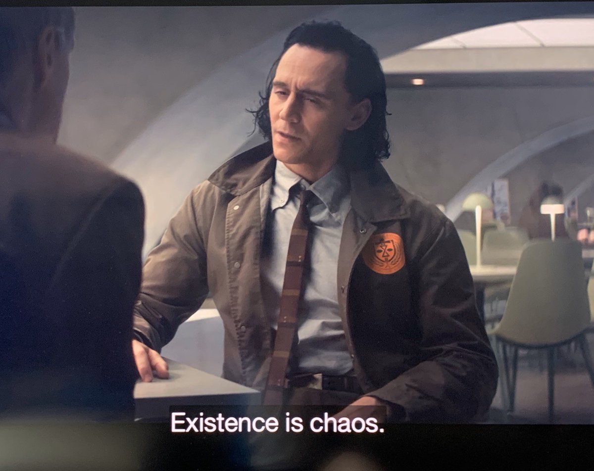 lubinhere's tweet photo. I found this scene from Loki ep 2 relatable. It doesn’t try to prove a point but offers food for thought regarding the ideals we‘ve been fed for years in our religious, business or social groups.

#lokimobius #loki #Mobius #DisneyPlus #tva #deconstruction #perspective https://t.co/c2BvHrTud1