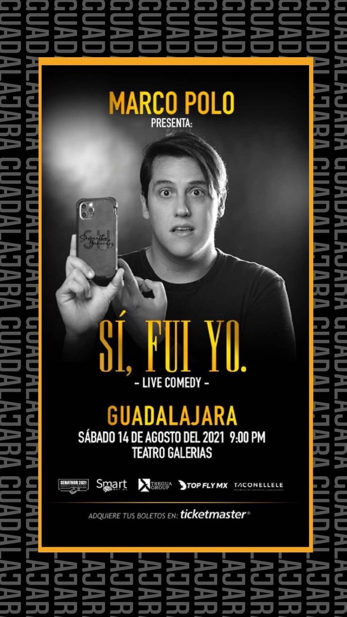 samanthahayde1's tweet photo. Y no olviden que también que tendremos show en #Guadalajara!!!
Este 14 de Agosto en @TeatroGalerias, consigue tus boletos por @Ticketmaster_Me 👉🏻 https://t.co/fShDZPX5Dm
No se lo pierdan!!
#MarcoPolo #Senathor #UnPitoEsUnVoto #SiFuiYo ❤️ ✈️ https://t.co/LD4M7YLh1v