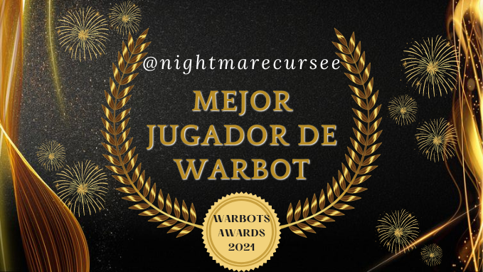 WarbotsAwards's tweet photo. La persona ganadora de la categoría MEJOR JUGADOR DE WARBOT es..........

🏆@nightmarecursee🏆
MUCHAS FELICIDADES!!!!!!! https://t.co/rGYdCMz38x