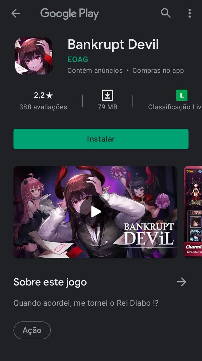 LucasKazzio2's tweet photo. Quando acordei, me tornei o Rei Diabo!?
Link:https://t.co/MFrux8kiFy
#BankruptDevil #EOAG #Bankrupt #LuluGamePass #action #lightnovel #visualnovel #mobile #playstore https://t.co/Ot3xf9r0hN