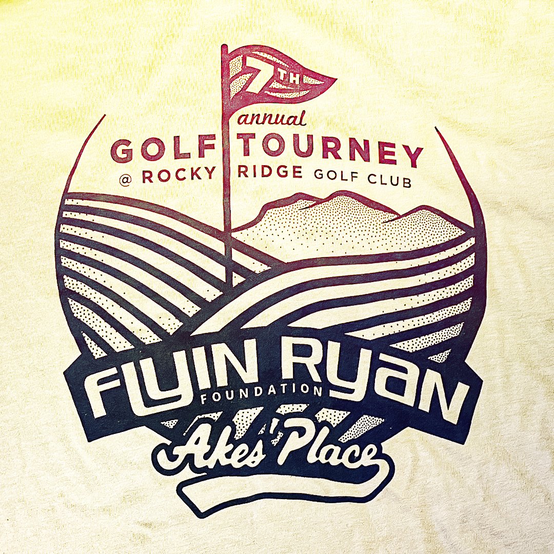 FourNineDesign's tweet image. Proud to show off this t-shirt graphic we did for @flyinryanhawks and @akesplacebtv a few years back!