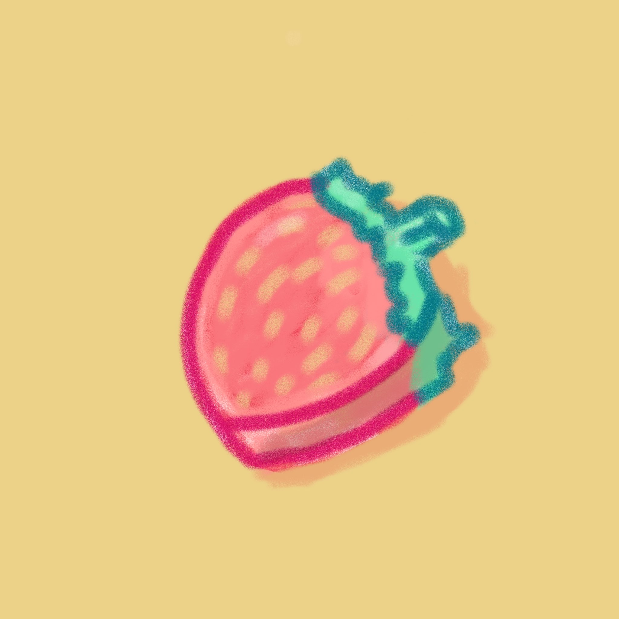 Drawing Cute Strawberry Background PNG Images | PSD Free Download - Pikbest