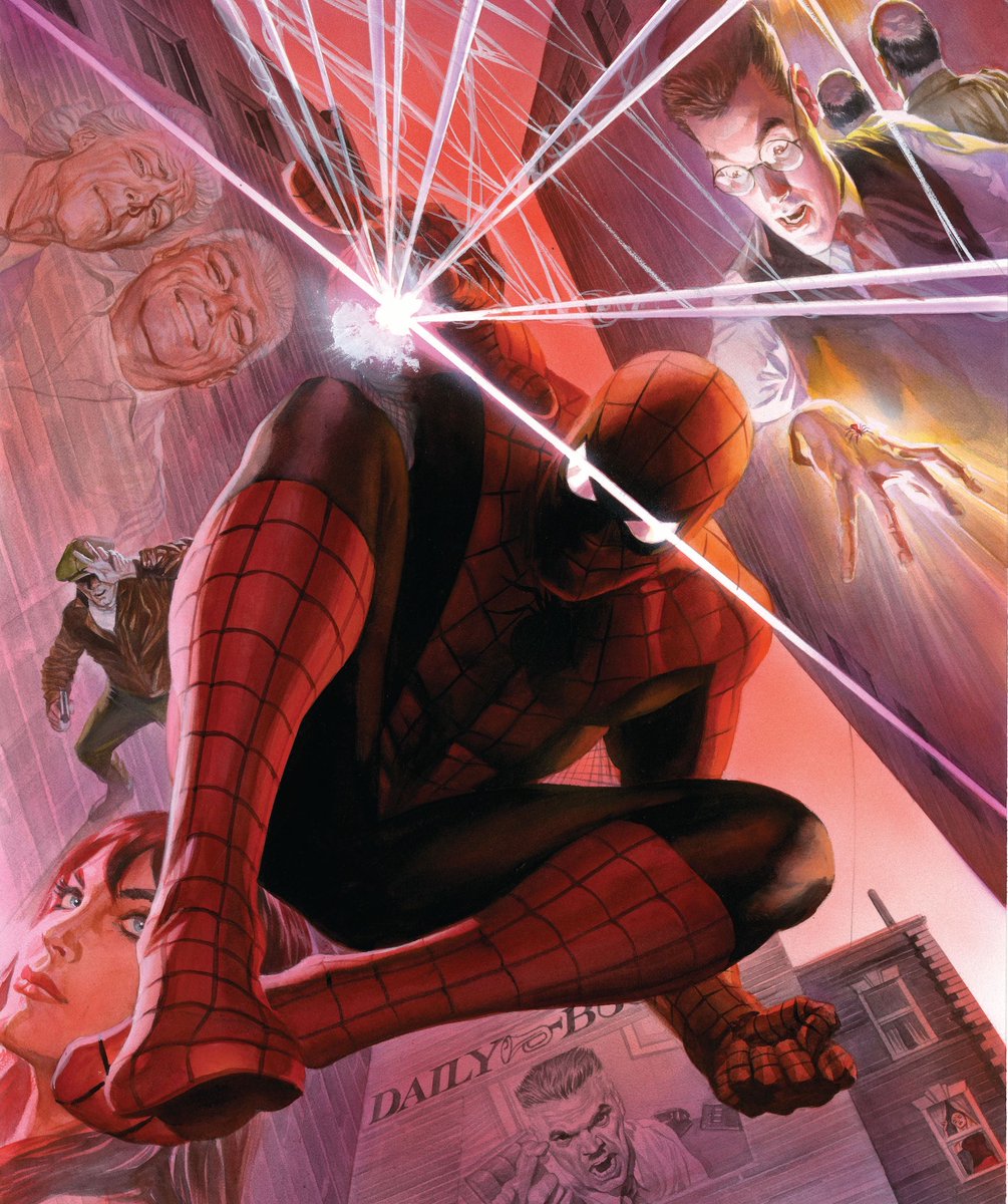 RT @thealexrossart: Spider-Man #spiderman #marvel #comicart #comicartist #sundayfeeling https://t.co/krIgrKkO26