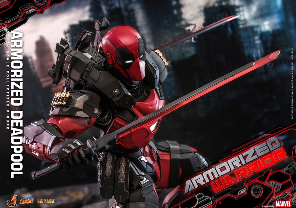 正規品 ホットトイズ DIECAST アーマライズ ウォーリアー デッドプール