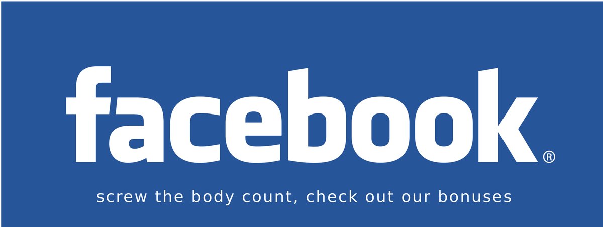 FACEBOOK - screw the body count, check out our bonuses! #facebook #FacebookKills