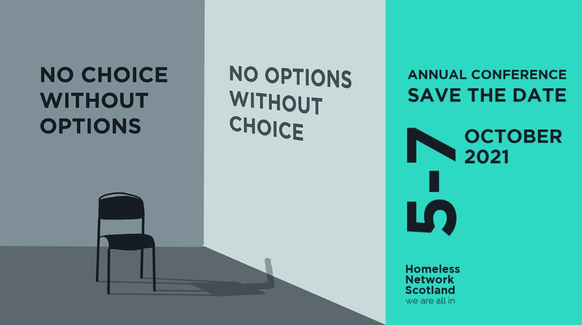 homelessnetscot's tweet photo. Choice. From the housing we want to live in, to the area we want to settle, to the support we want to tap into. What will it take to ensure that people facing homelessness have equal choice and real options?

🗓️ SAVE THE DATE: Scotland's Annual Homelessness Conference. More soon! https://t.co/UUMDSUhBKC