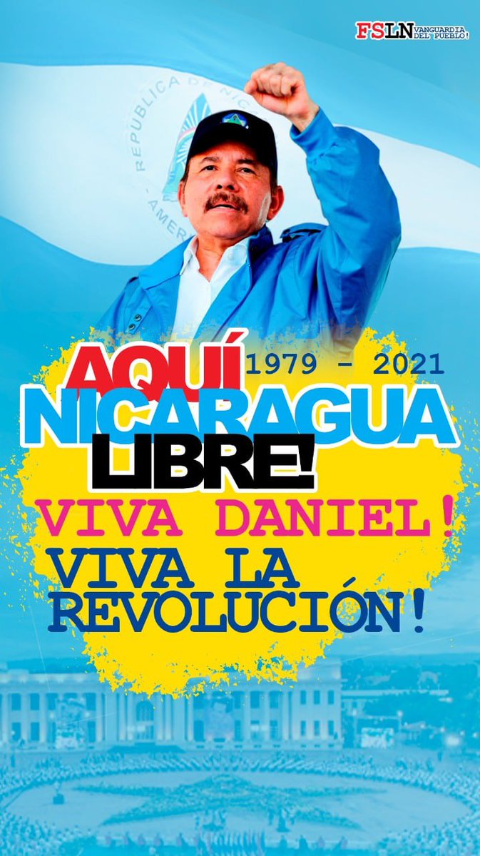 42 años del triunfo de la revolución 💪💪, aquí Nicaragua libre ✌️❤️🖤❤️🖤
 #4219YOTRAVEZTRIUNFAELAMOR 
#JulioCaminosDeVictorias 
 #2021CaminosDePazYVictorias @TE2021 @Wendy_Blandon19 @layeskaaa_amor @ElEsteliano79 @Esteliana_Sandi @Cayro47067642 @NeydingR @yaoska_lopez