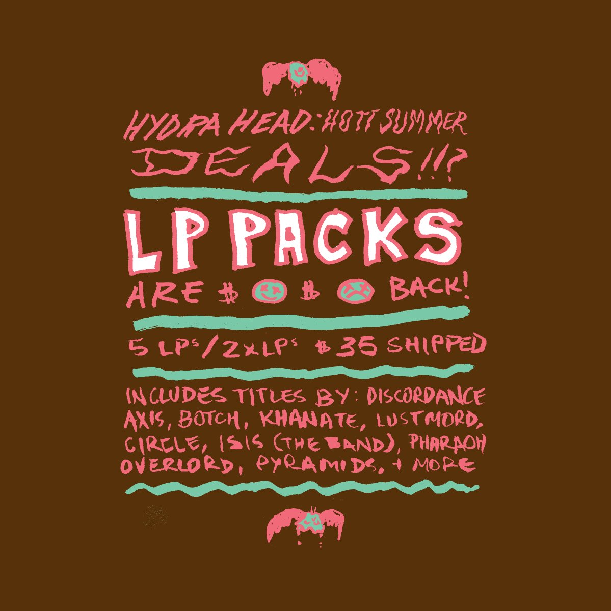 LP PACKS.... AGAIN!!! - 5 LPs/2xLPs for $35 shipped. Discordance Axis, Botch, Khanate, Circle, ISIStheBand, Harvey Milk, test pressings, etc. Bulk up your shelves, impress your friends:

realtomatoketchup.com