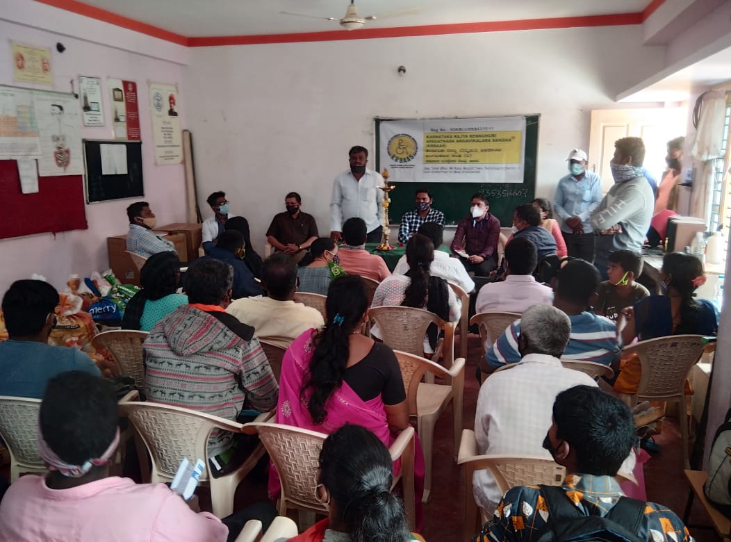 krbaas's tweet photo. KRBAAS Magadi Distributed 380 Ration Kits in- Ramanagara,Mandya, Mysuru, Hassan, Tumkur, CB Pura &amp; Kolara Districts. for Spinal Cord Injury persons. Thanks 
@APPI
 Team helping us in this Crusial Time. #COVIDrelief #KRBAASMagadi #Spinalcordinjury #Rehabcenter #SCI. 
@Azimpremji https://t.co/4572scUwUr