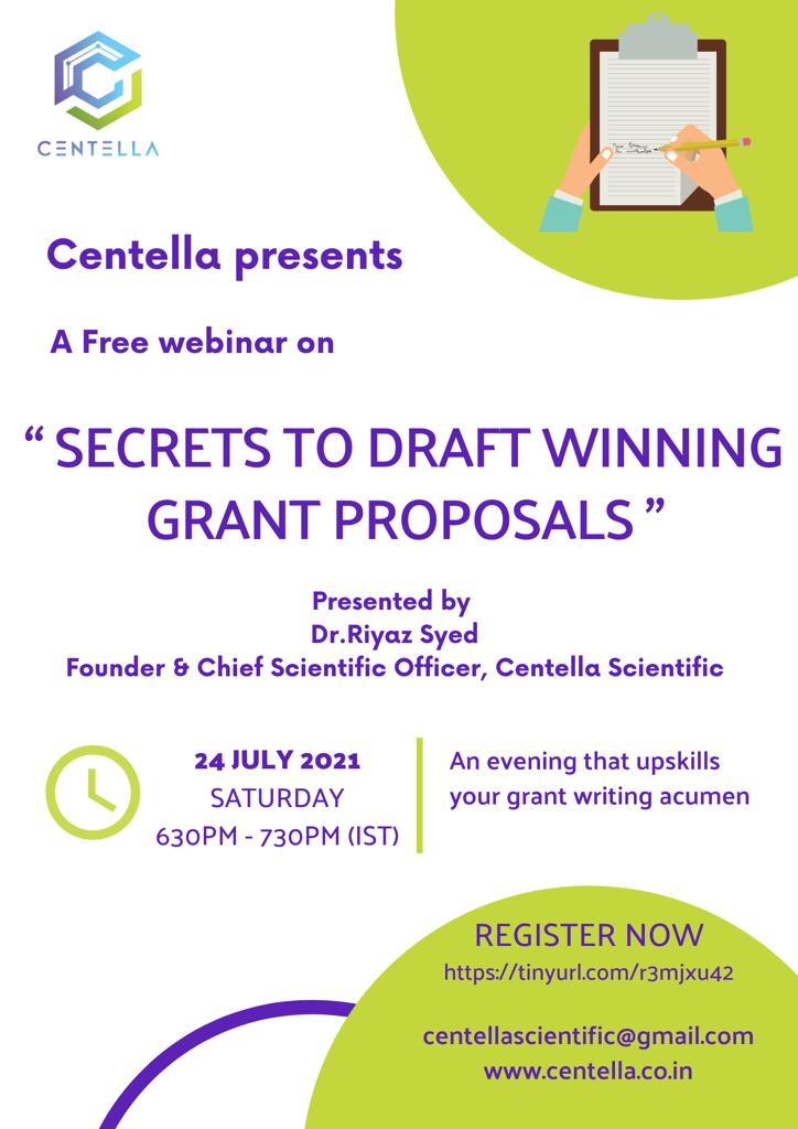CentellaScient1's tweet photo. Register at
https://t.co/dd8XtPYfNZ

Time: Jul 24, 2021 06:30- 07:30 PM (IST)

Join Zoom Meeting
https://t.co/cUGTVnp9zh

Meeting ID: 999 6567 816
Passcode: 536868 https://t.co/0TRqRODRzU