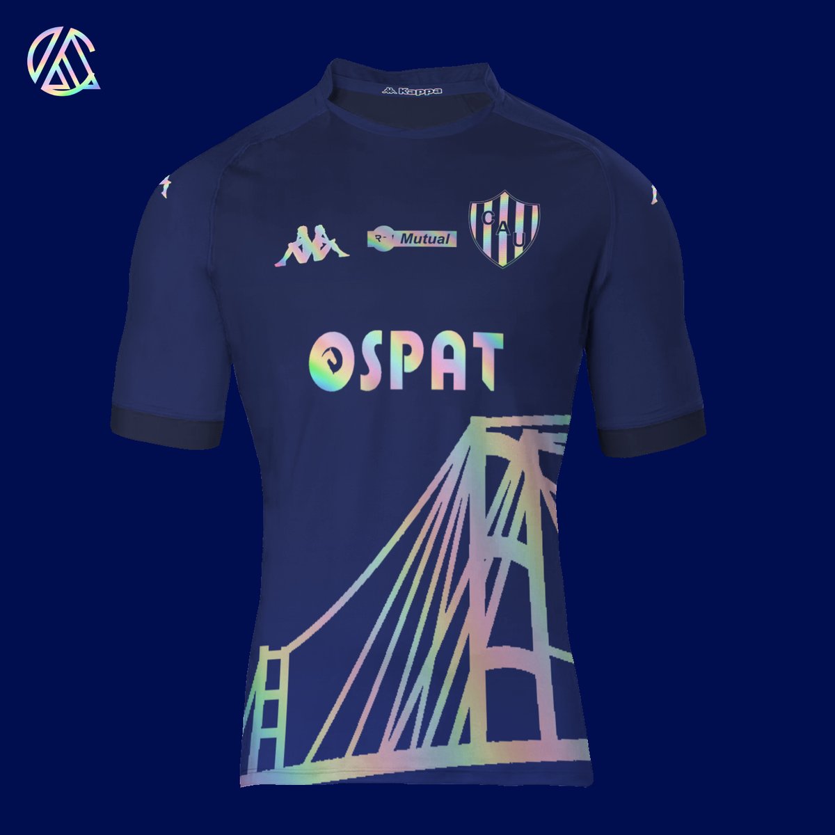 ACdesign16's tweet photo. Otra mas para el #JUEVESF4NTASY #Fecha3 #Temporada4

-Union x Kappa
-Away kit
-Detalles Iridiscentes
-Inspirada en las luces del Puente Colgante de Santa Fe
-Mockup: @_santiagolazo 

@LaCasacaBlog @EleteTSC @marcadegol https://t.co/UTIrQgaMrC