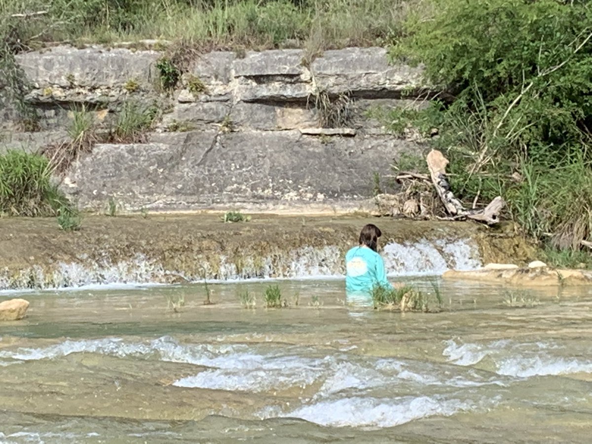 Took the girls to the river in Wimberley today. Absolutely beautiful! #wimberleytx #blancoriver