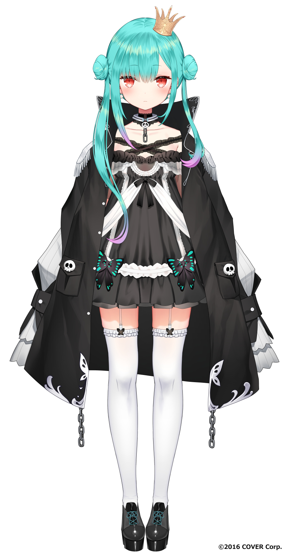 やすゆき 潤羽るしあちゃんの ふぁんでっどコートと首輪 王冠 新しい髪型 を二周年記念に仕立てさせて頂きました T Co Wpcqp6gc6e Twitter
