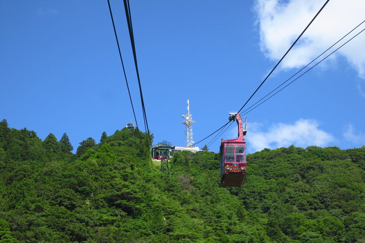 monte702's tweet image. 【まやビューライン・革命前日】大正14年摩耶ケーブル、昭和30年摩耶ロープウェー開業。令和3年7月20日明日、まやビューラインに改札革命が起こります。乗車券にスタンプを押してもらえるのは今日まで！この乗車券が手に入るのも今日まで。なんとQRコード付きになります。記念乗車いかがですか？