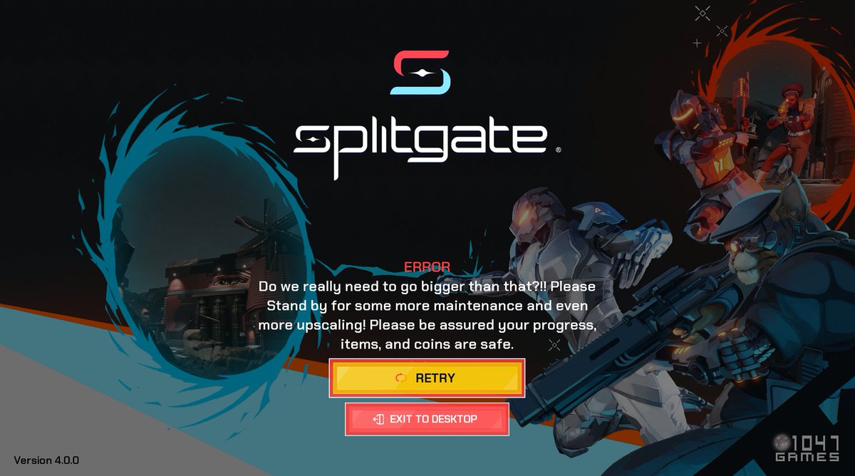 Austin__Logic's tweet photo. @Splitgate Y'all are actually adorable. https://t.co/0Uh4tJl0lE