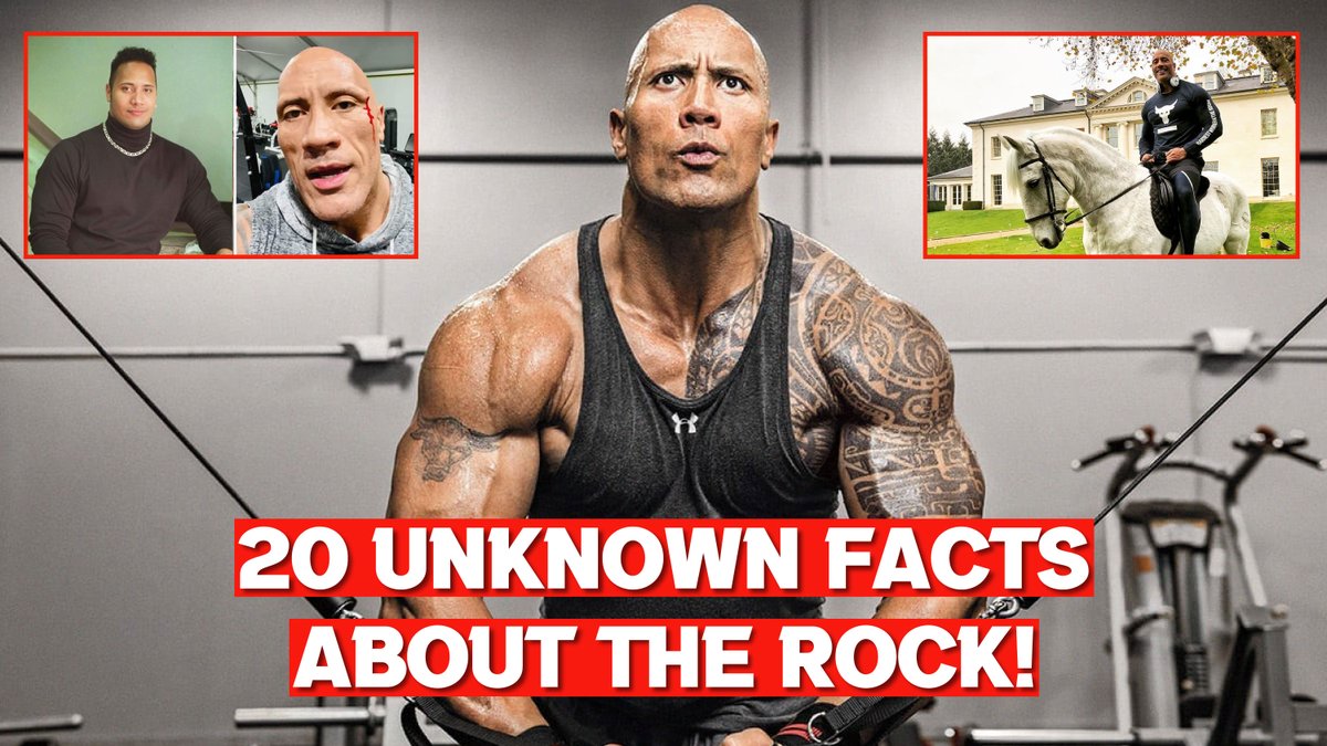 Top5FactsDaily1's tweet photo. 20 Unknown Facts About the Rock AKA Dwayne Johnson! Full Video link: https://t.co/DXVdvYTa2g
.
.
.
.
.
#therock #dwaynejohnson #unknownfacts #therocks #rock #junglecruise #dwaynejohnsonofficial #dwaynejohnsonfans #dwaynejohnsonrocks #dwaynejohnsontherock #wweraw #wwenetwork #WWE https://t.co/gr7CXBRScz