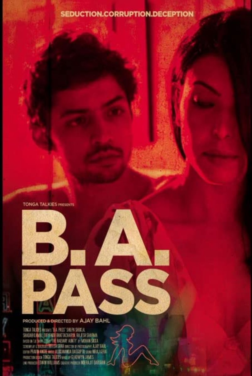 #BAPass (2013) by #AjayBahl, ft. @shilpashukl @ShadabKamalBA #RajeshSharma @debu_dibyendu #ShikhaJoshi and @DeeptiNaval, now streaming on @PrimeVideoIN. #Filmybox @AlokanandaD #MohanSikka @writish @DudejaSahaab #BharatShah