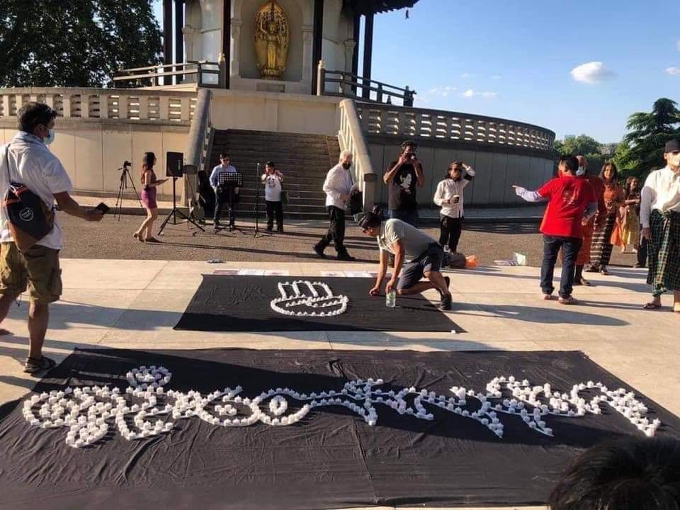 IrrawaddyNews's tweet photo. Kim Aris, the younger son of Daw Aung San Suu Kyi and grandson of Gen. Aung San, attended an event in London held from July 17-19 to mark the 1947 assassination of Gen. Aung San and his colleagues. (Photo: CJ) #WhatsHappeningInMyanmar https://t.co/mFWKYA7vtQ