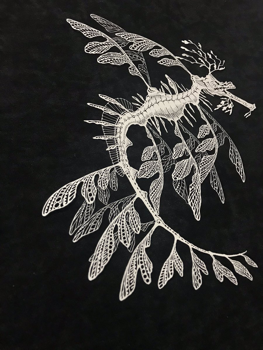 ああ…どっから見てもお気に入り…
#自画自賛
#切り絵 