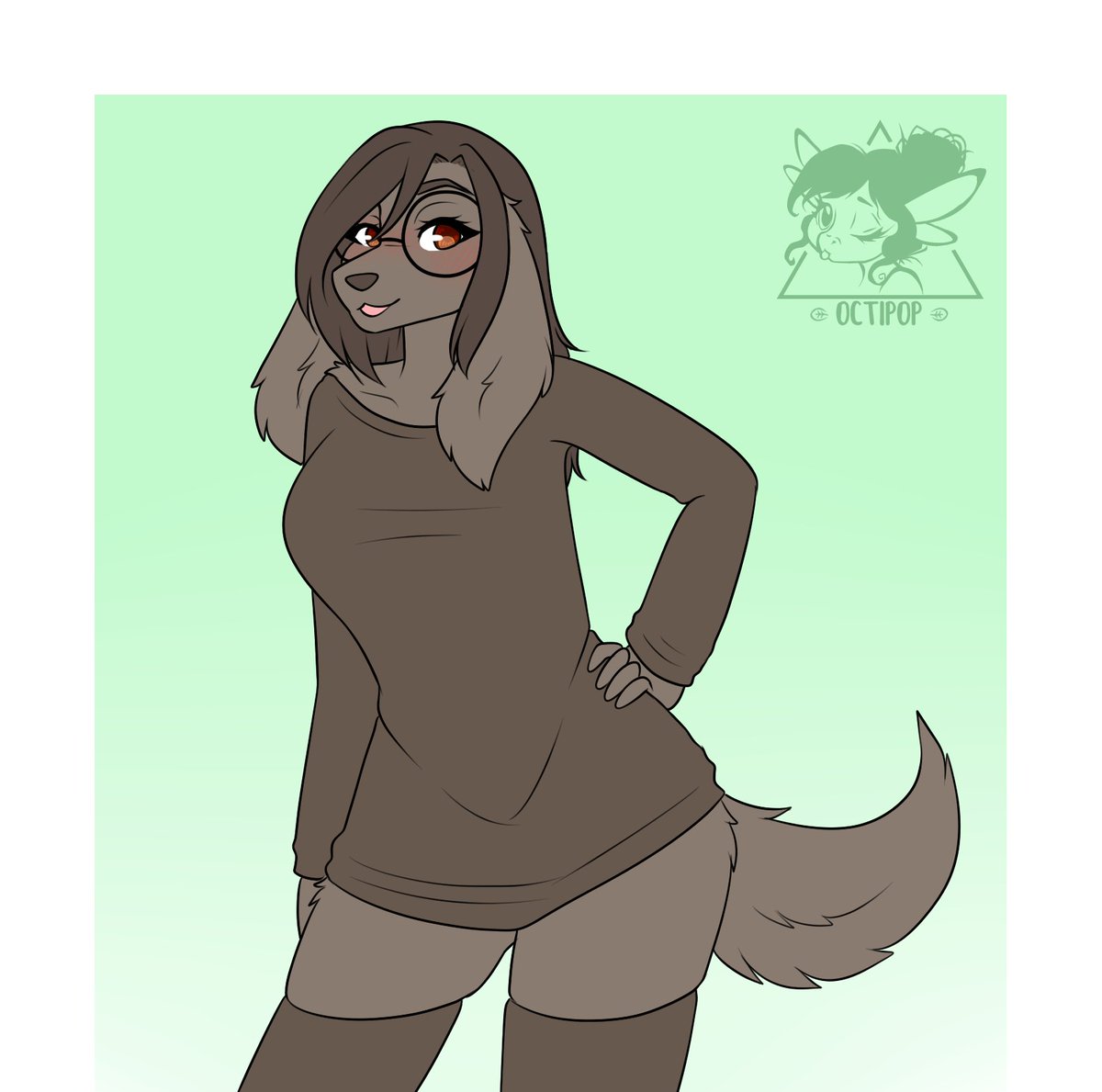 Finished part of an art trade with @mangojax1 !!