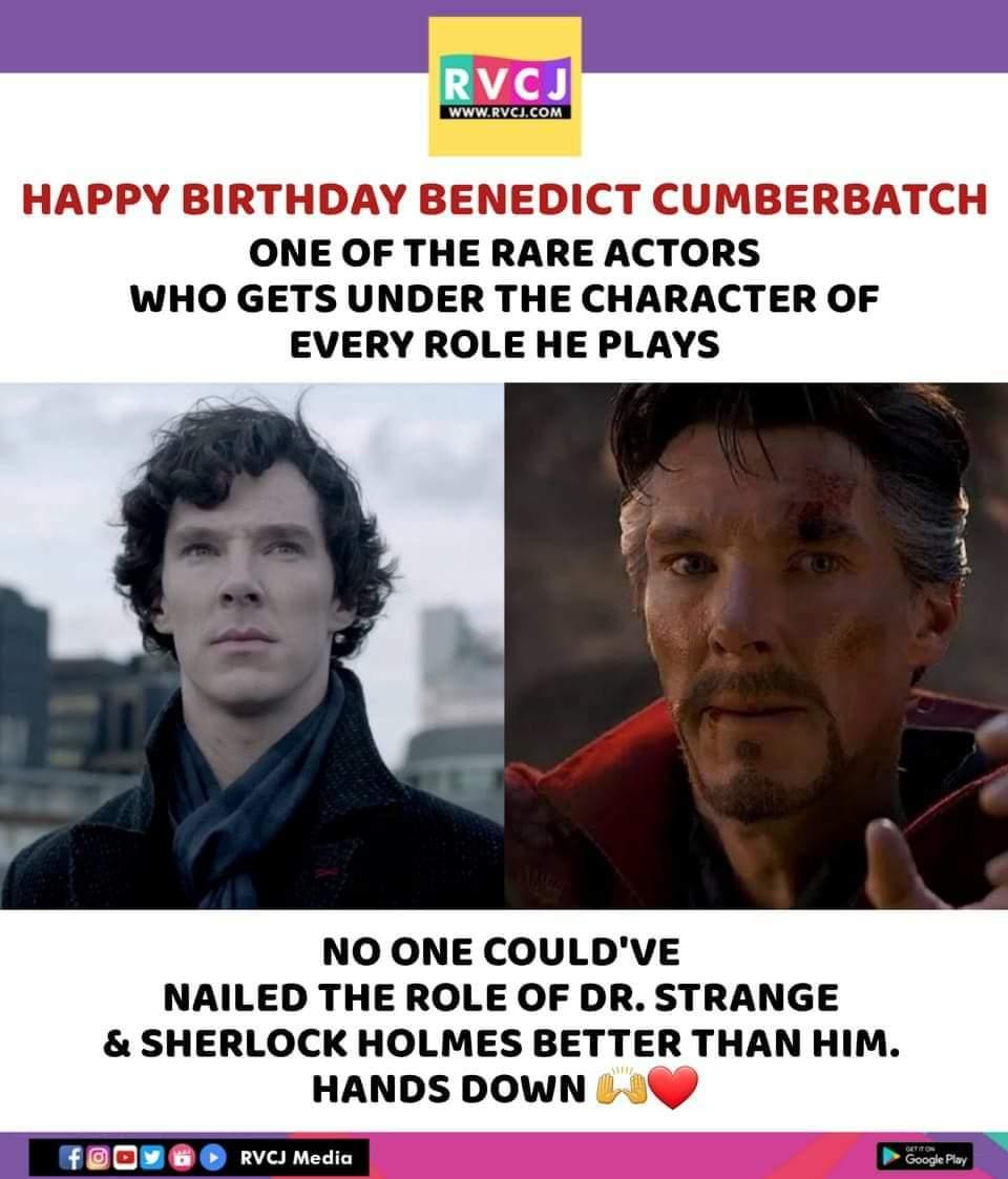 Happy birthday Benedict Cumberbatch  
