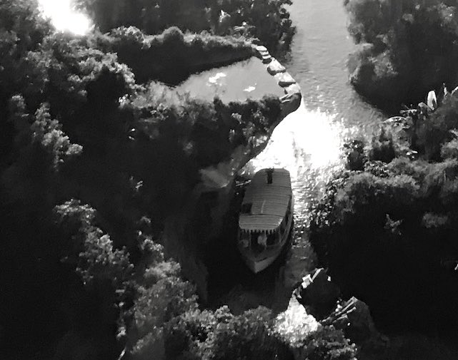 The top side of the backside of water!