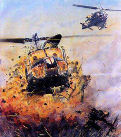 Helicopters were the workhorses during the #VietnamWar which brought troops & supplies to the field and carried out our dead and wounded. They were also great targets for the enemy. My fried Tomy Pienta survived this crash. Read about it on my website:  https://t.co/5NwAXQ8567 https://t.co/B6y0fx1MF8