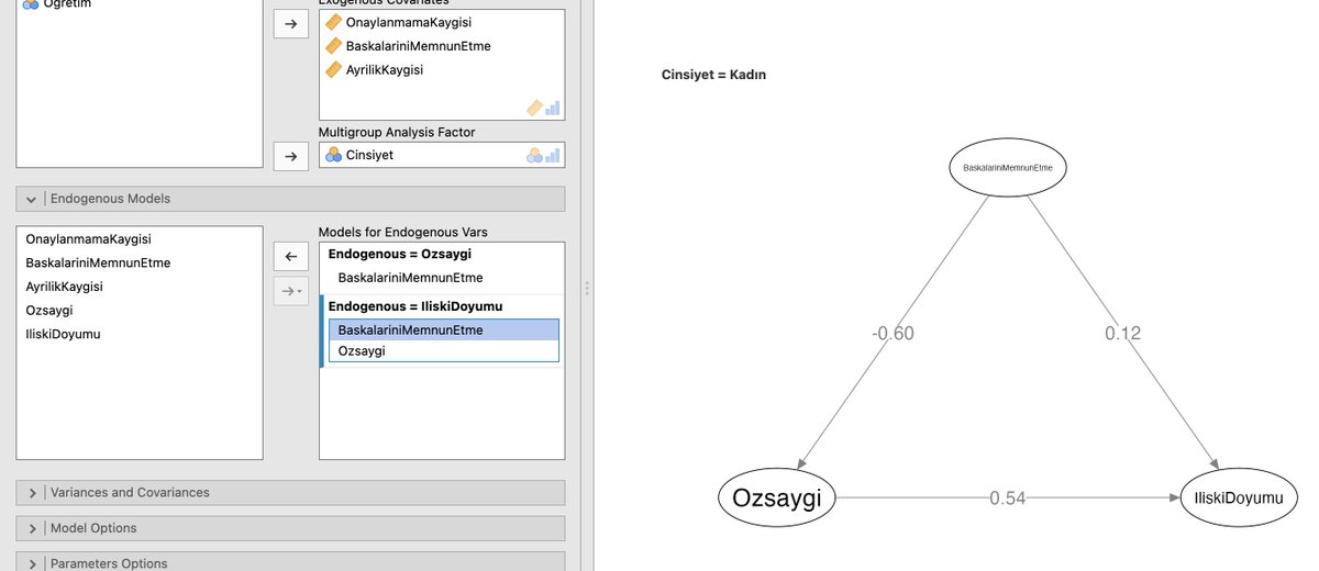 alimurat1984's tweet image. @jamovistats 
#Jamovi de yol analizi (#PathAnalysis) de çok keyifli. 
Dolaylı Etkiler, kategorik değişkenlerin de modele dahil edilebilmesi, farklı gruplarda ayrı ayrı yol analizleri vb. 
Siz hala #Jamovi ile tanışmadınız mı yoksa?😉