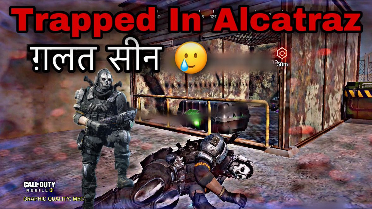 YtBadtameez's tweet image. Trapped In Alcatraz 🥲 | Alcatraz Gameplay With Legendary Ghost Call Of Duty Mobile ! youtu.be/xgCaiJGQY20

#CODMobile @ChaosCODM @TripleX201 @raiderCODM @PlayCODMobile 
#codmmemes #codmobilegameplay #badtameezyt  #codmobilecommunity
