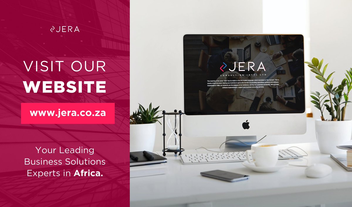 JeraLtd's tweet image. Visit our website today and see how we can help take your business to the next level!
jera.co.za
011 913 3320
sales@jera.co.za
#jera #choosejera #jeraconsulting #accounting #softwaresolutions #softwareaccounting #consulting #businessleaders #businesssolutions