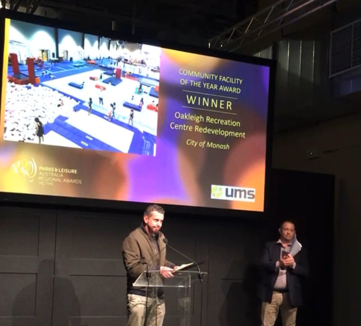 insideEDGE_SLP's tweet photo. Congratulations to all nominees and winners of the 2021 @ParksLeisureAus Vic/Tas Region Awards of Excellence. We were pleased to continue our association with this event and sponsor the Community Facility of the Year Award. Congratulations to @MonashCouncil on winning this award. https://t.co/fyXyS5IV04