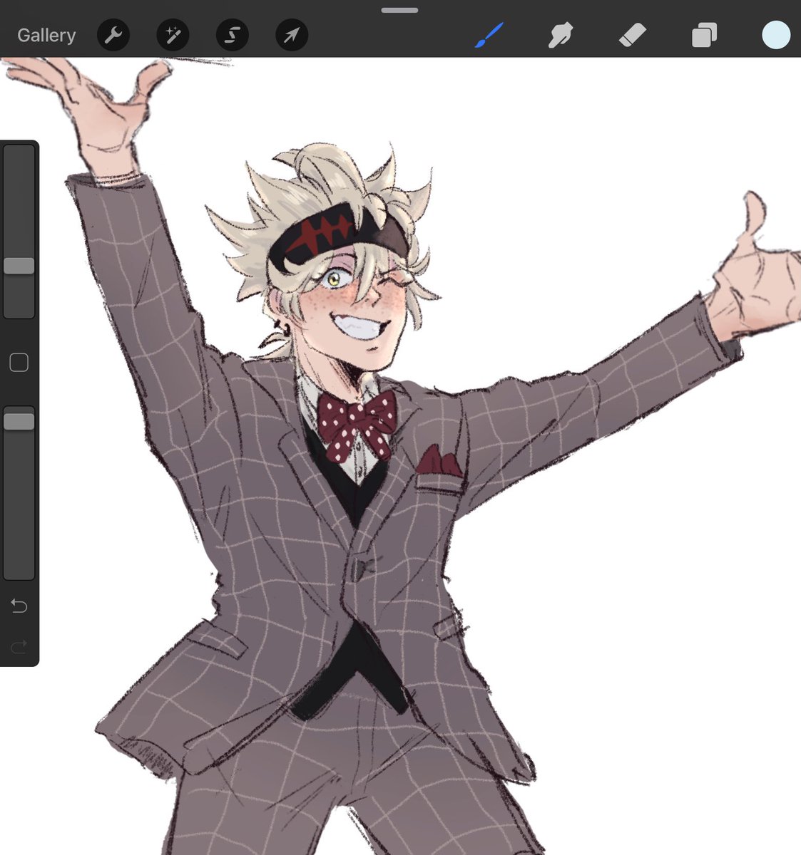 spaceknifes's tweet photo. the fact that the one thing stopping me from finishing this is yuno— goddamnit https://t.co/aZSdPMIRP3