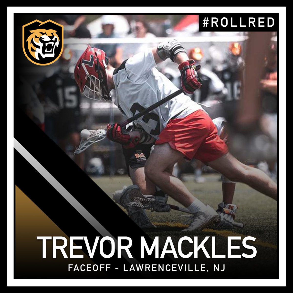 lvilleblacrosse's tweet photo. Congratulations to Trevor Mackles '22 on his commitment to @CCTigersLax! In his first year on campus Trevor made a big impact at the faceoff X for the Big Red! https://t.co/Lwo1Krxdx4