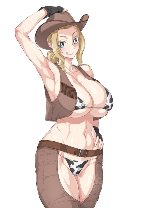 カウガールレジーちゃん(再)。 