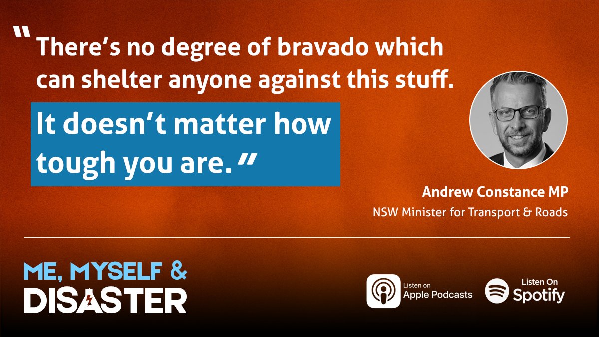 This month, Andrew Constance MP joins us to talk about his experience during the Black Summer bushfires, the long community recovery and mental health. Listen now on Apple, Spotify, Amazon: disasterbros.com/road-to-recove…
