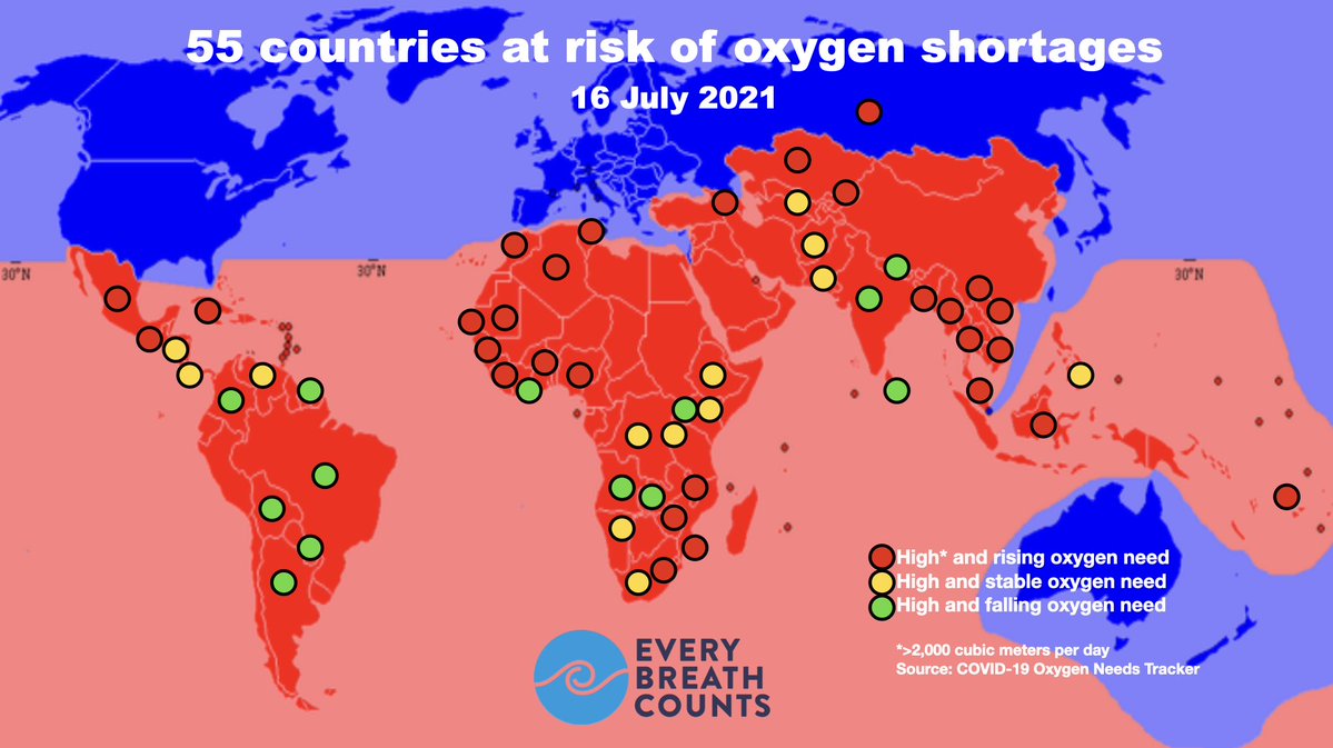 "We can’t breathe... &amp; the whole world is silent"

From #Myanmar to #Zimbabwe; #Cuba to #Tunisia - 29 “code-red” countries urgently need #oxygen to keep #COVID19 patients alive👉bit.ly/36Atn4P

#EveryBreathCounts urges <a href="/g20org/">G20 United States</a> donors to #InvestInOxygen 

#ACTogether