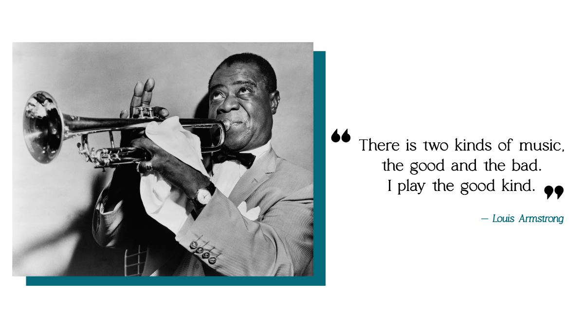 🎶🎺

#louisarmstrong #jazzquotes #MondayMotivation