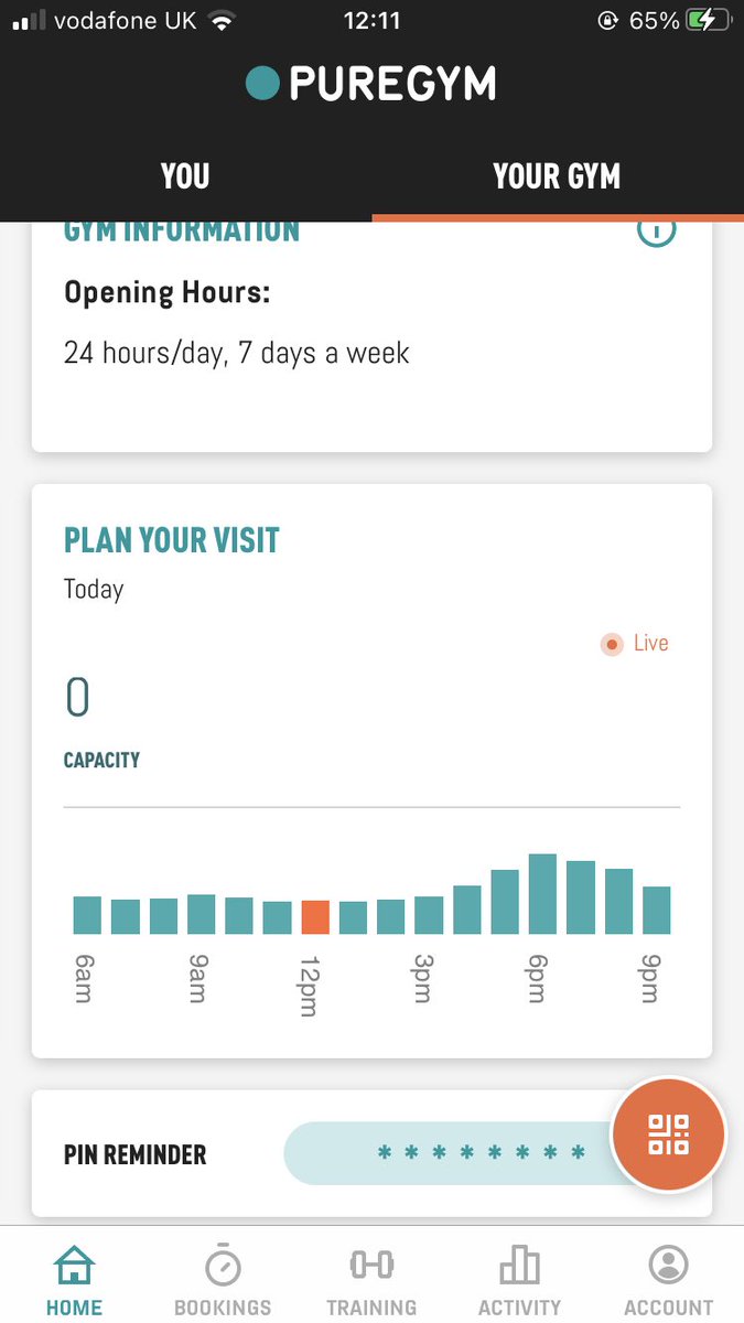 SammyEllis's tweet image. Looked on other gyms in England and all say 0? Can you look into it please? #purehelp