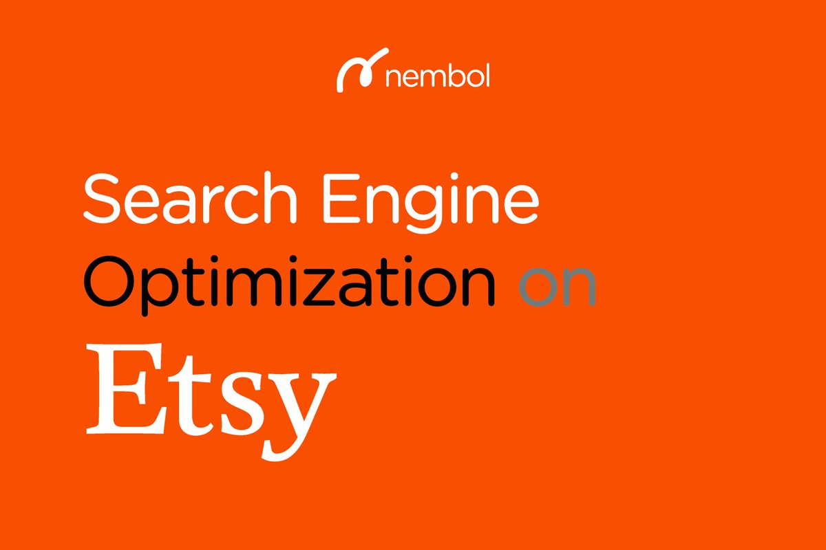 NembolApp's tweet image. #etsy #seo #etsyseo

nembol.com/e-commerce-for…