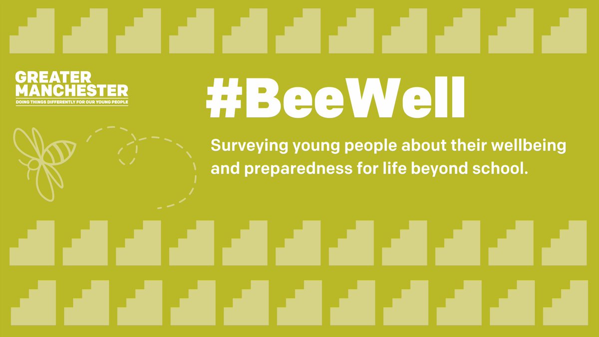 Calling all Secondary Schools in Greater Manchester! 

Join #BeeWell, a new pioneering wellbeing programme led by experts from @AFNCCF and <a href="/greatermcr/">Greater Manchester Combined Authority</a>, to help support and celebrate the mental health and wellbeing of your pupils: gmbeewell.org.